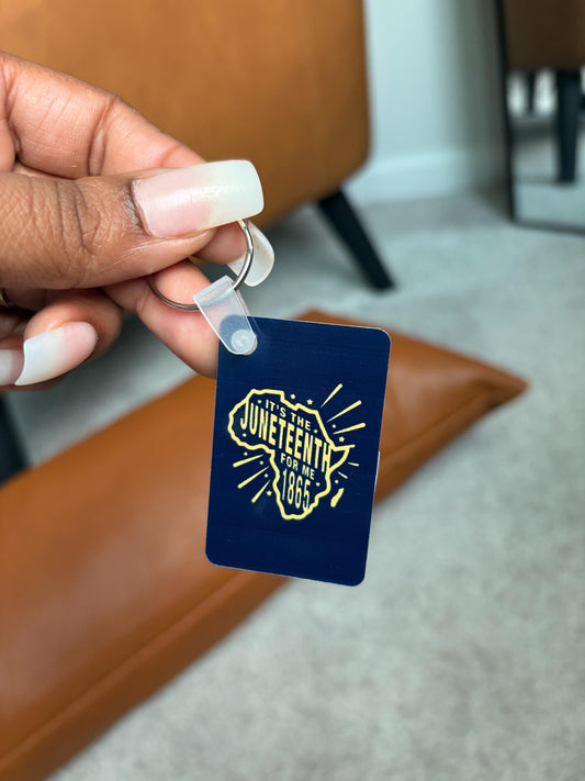It's The Juneteenth For Me Keychain