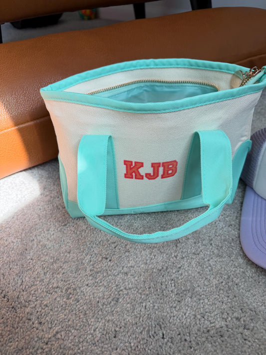 Personalized Canvas Tote, Initials