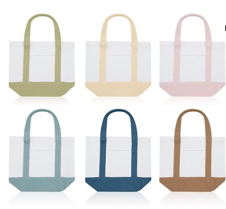 Personalized Canvas Tote, Initials