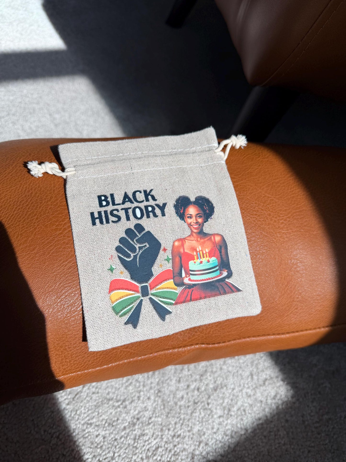 Personalized Black History Party Favor Bags | Custom Photo Favor Bags | Black Excellence Gift Bags | Birthday Party Favors