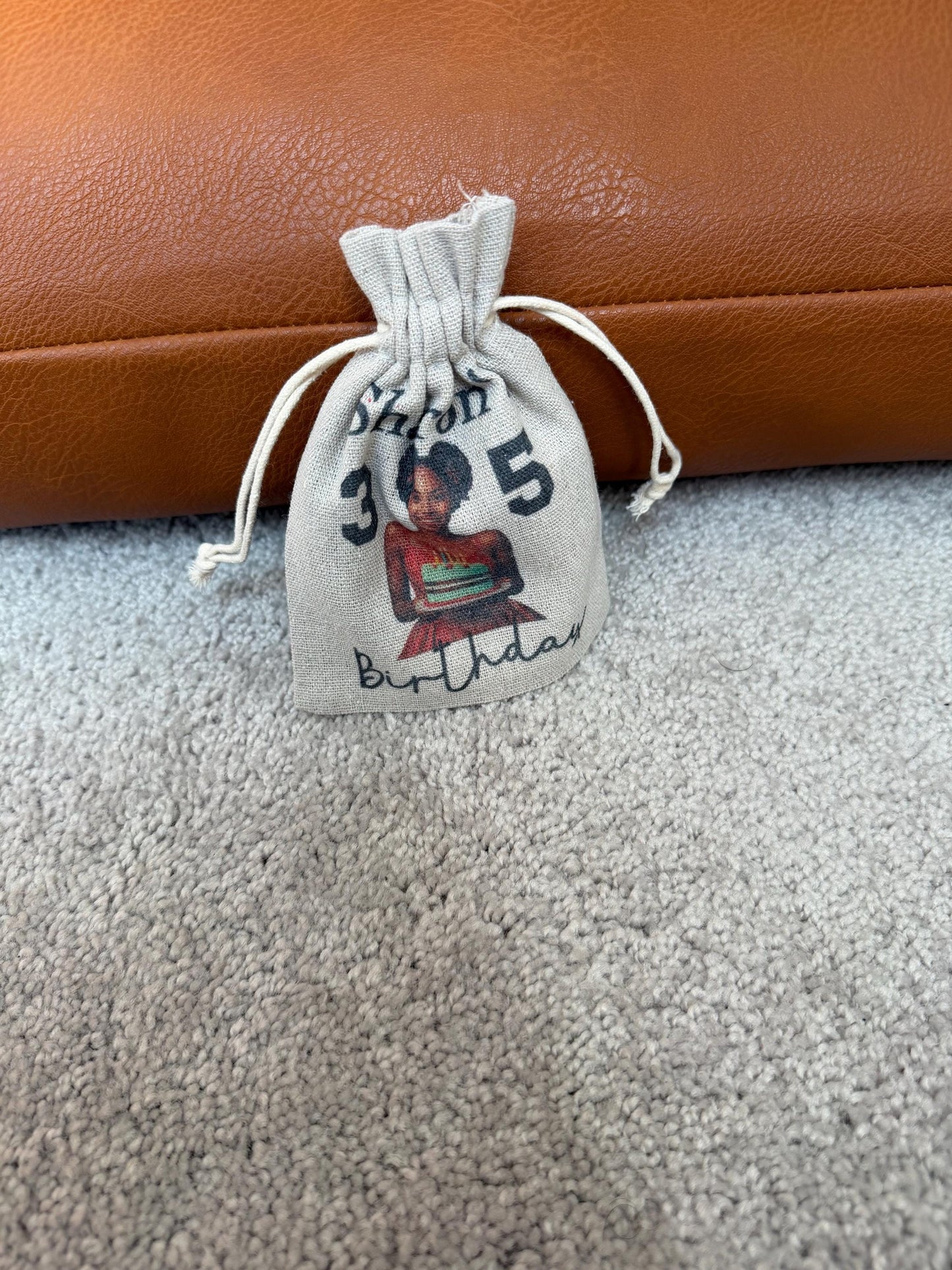 Birthday Personalized picture party favor/gift bag