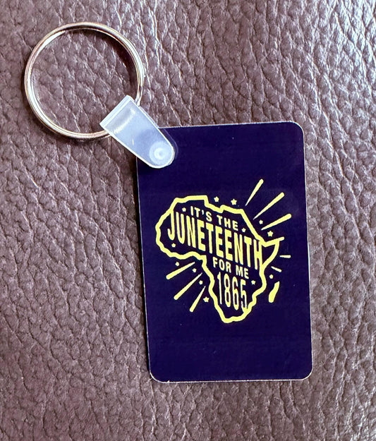 It's The Juneteenth For Me Keychain