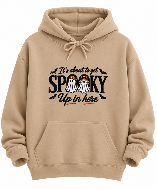 Spooky Couple Embroidered Sweatshirt & Hoodie