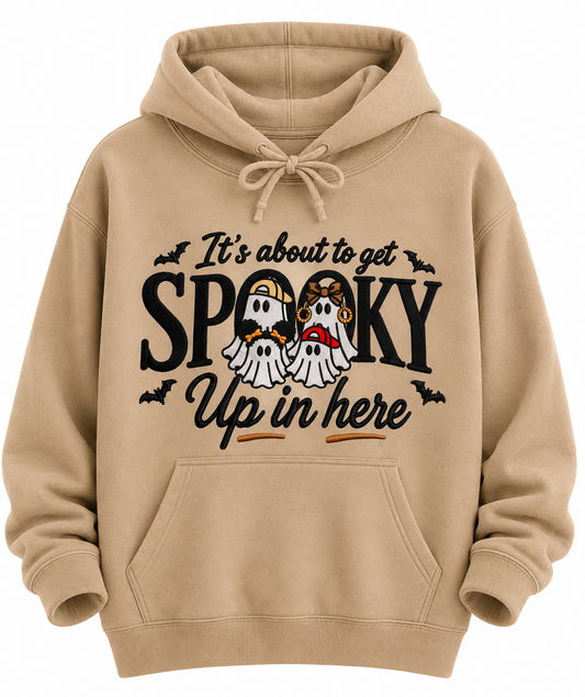 Spooky Family Embroidered Sweatshirt & Hoodie