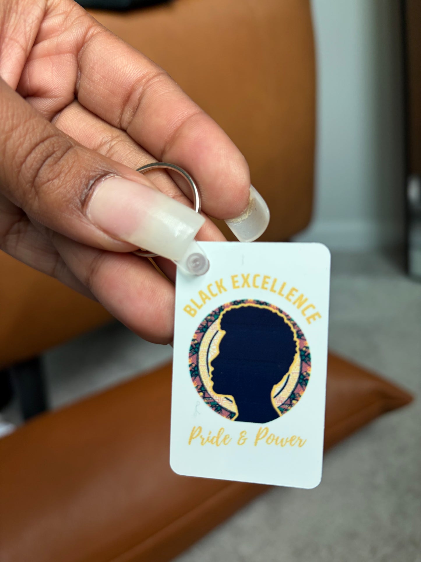 Black Excellence Keychain, Black Man