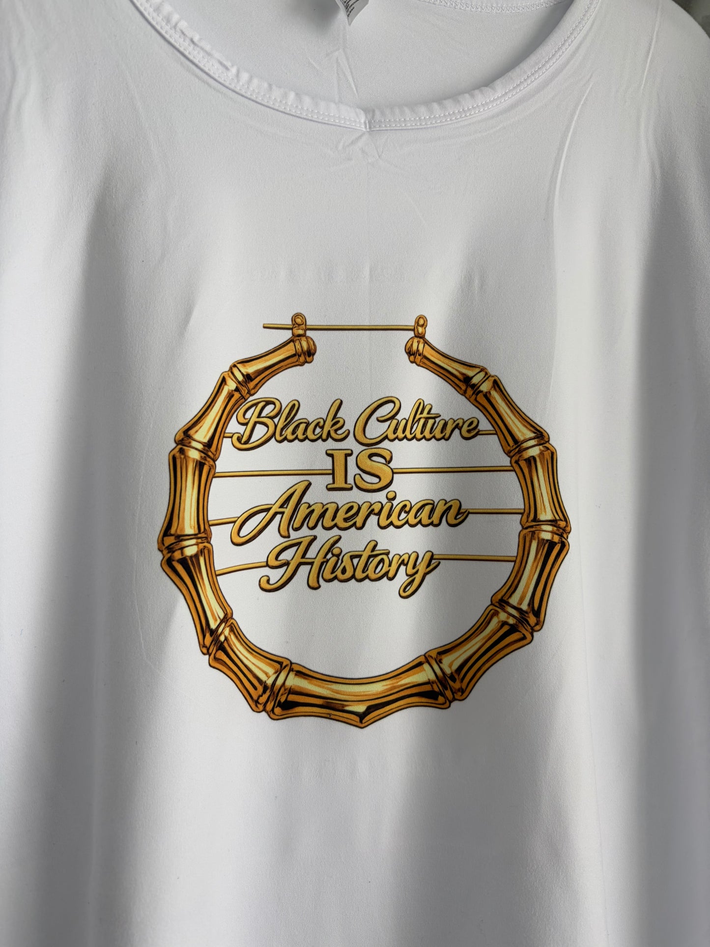 Black Culture IS American History Bamboo Earring Tee
