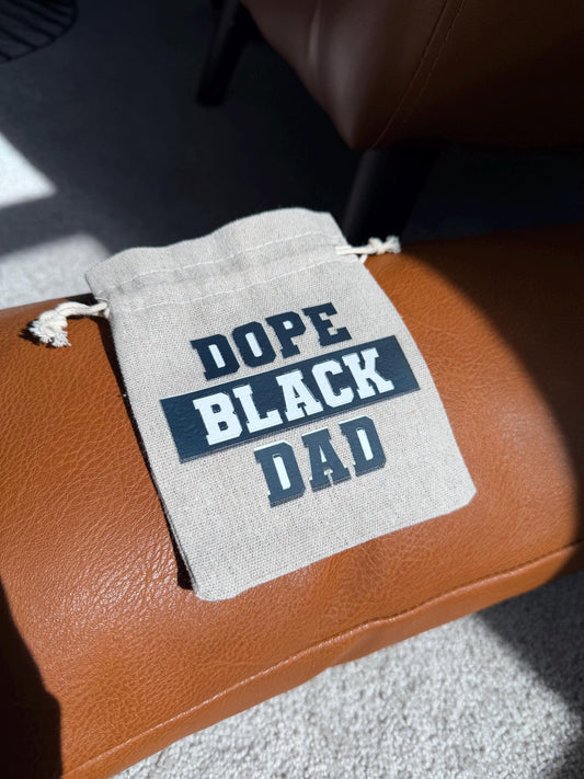 Dope Black Dad party favor/ gift bag, personalizable