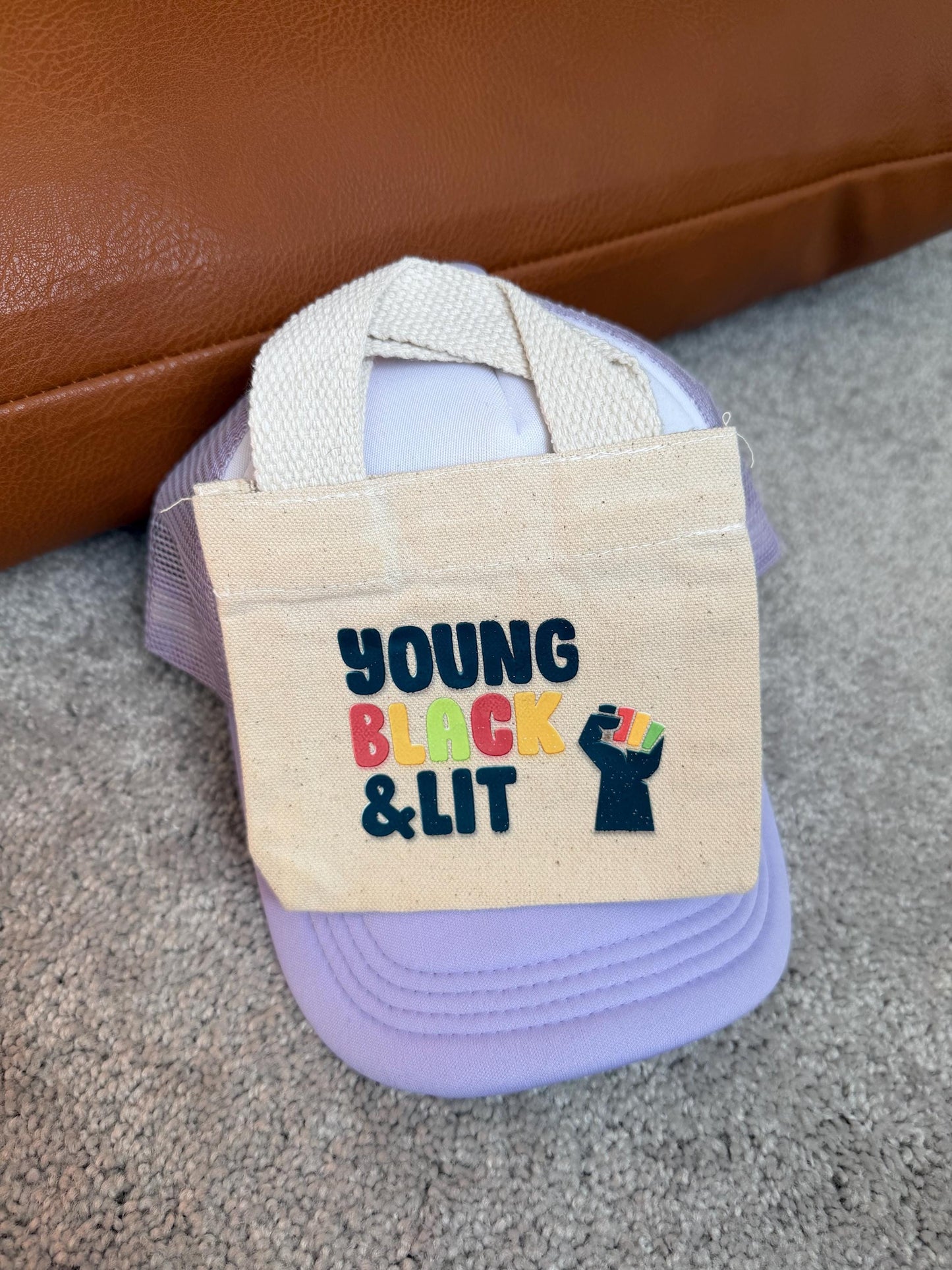 Young Black & Lit Favor Bag | Personalized Black Girl Birthday Party Favor | Black Excellence Gift Bag | Melanin Party Favor