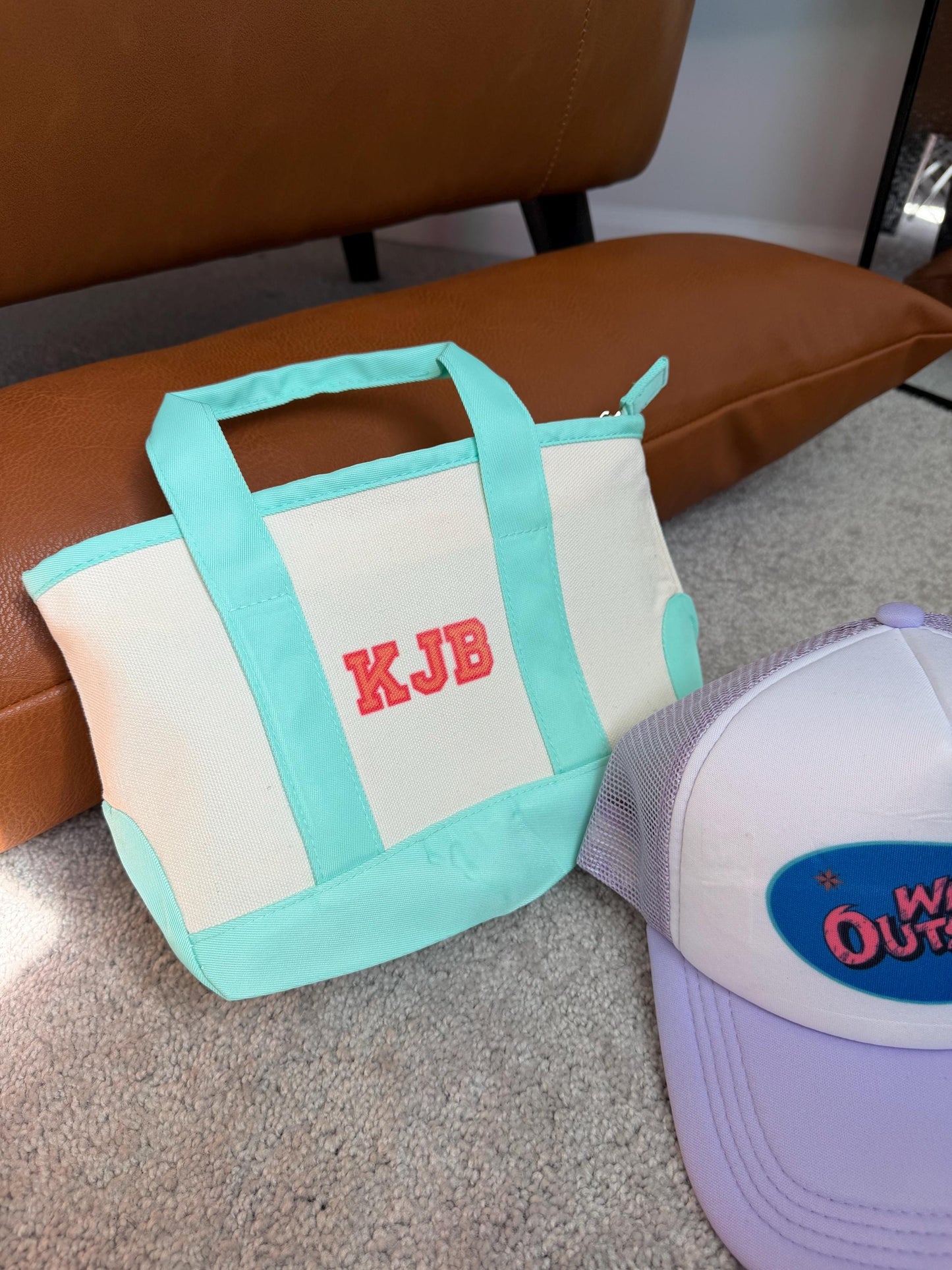 Personalized Canvas Tote, Initials