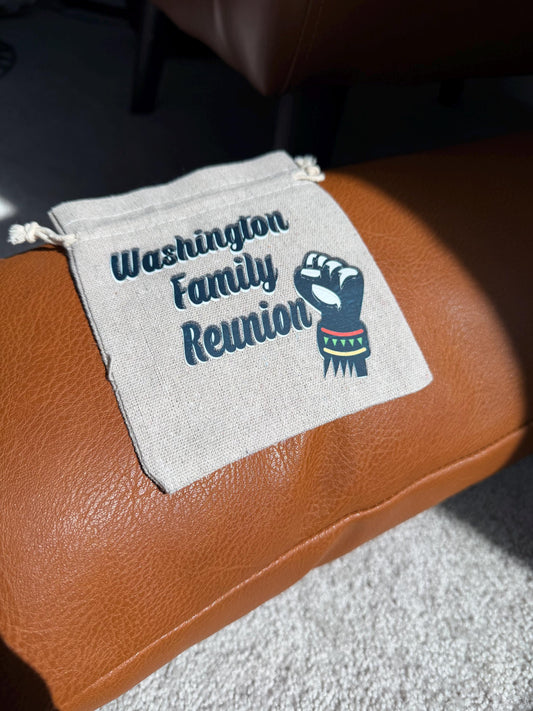 Black Power Family Reunion Favor Bags