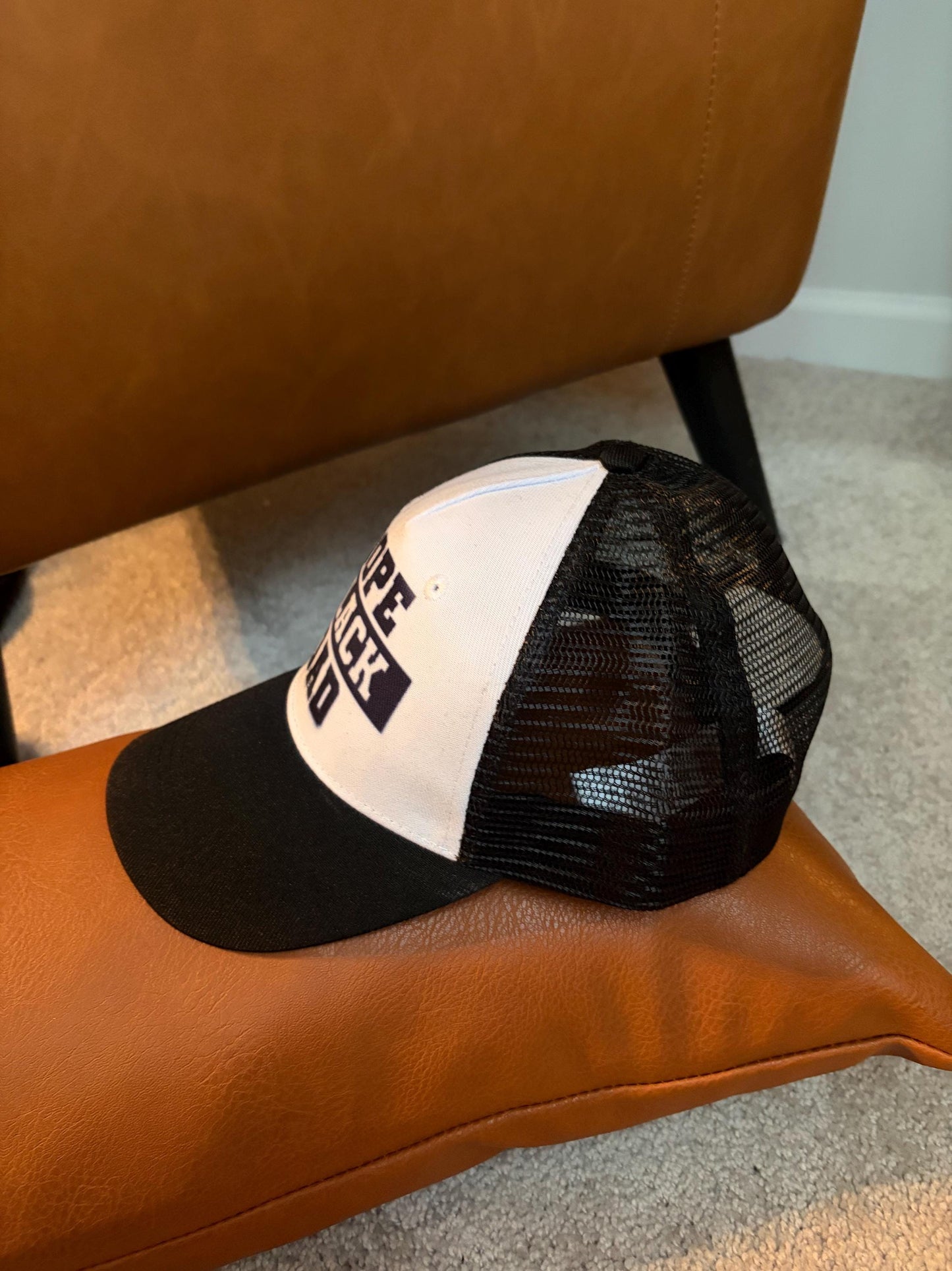 Dope Black Dad Trucker Hat, Mesh, Snap Back