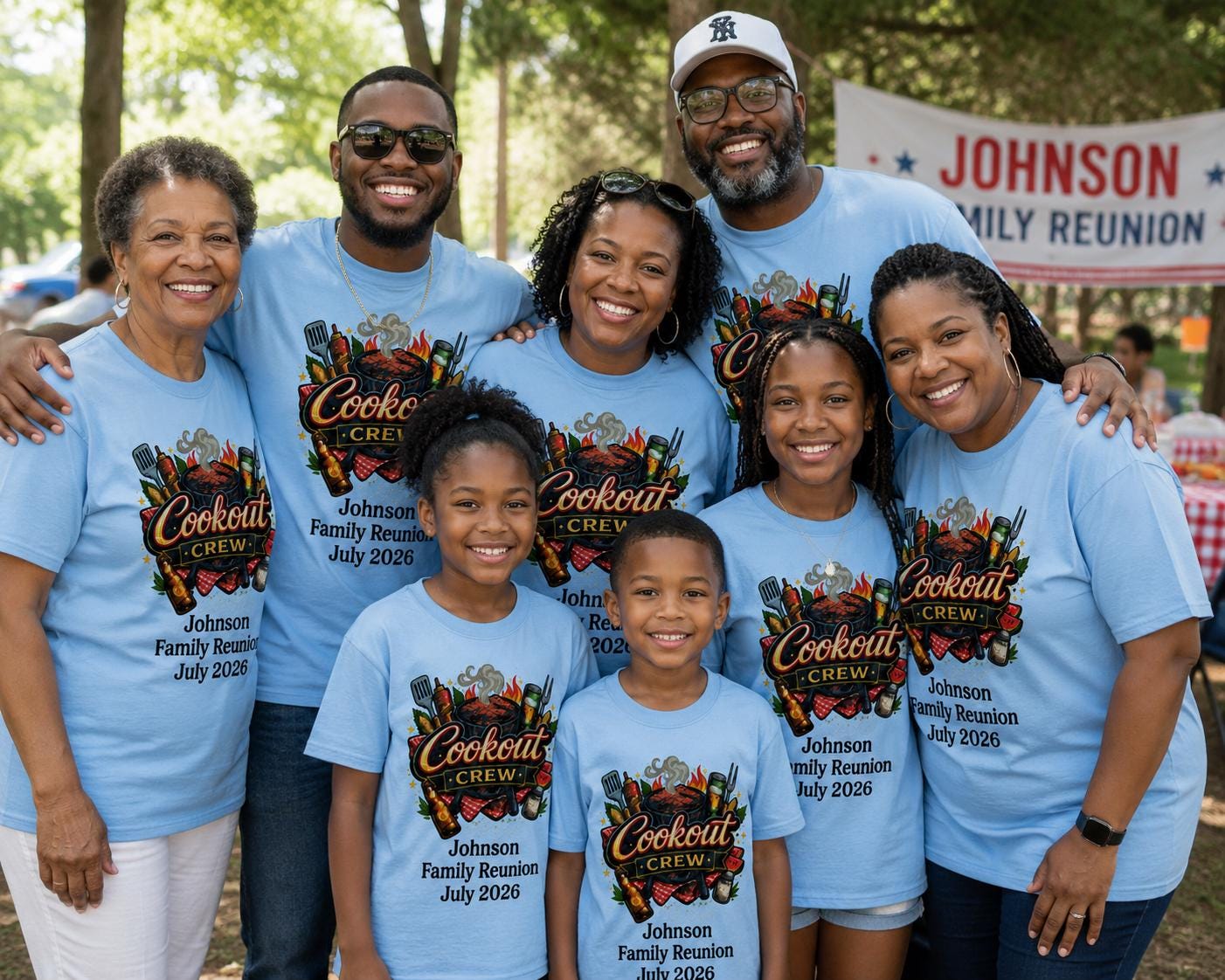 Personalized Family Reunion Shirt, Cookout Crew, Custom Reunion Shirts